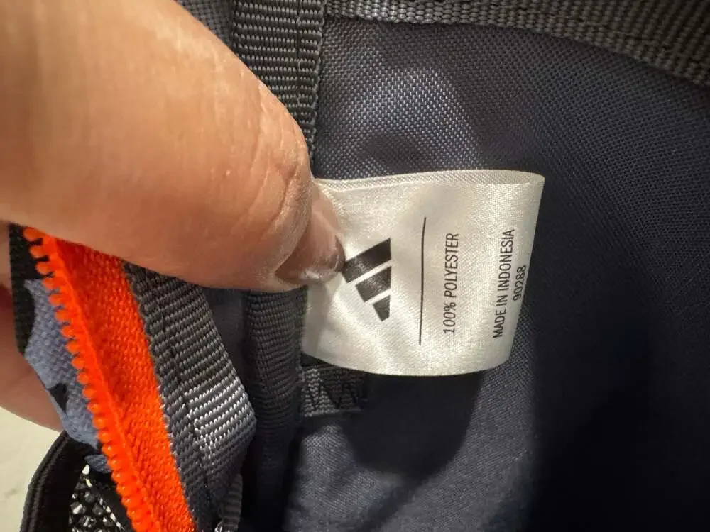 Adidas BTS Originator Backpack in Flow Blur/Onix Grey/Signal Orange